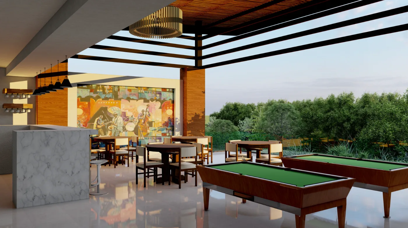 Games lounge and bar